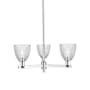 Innovations Lighting Castile 3 Light 28" Wide Chandelier Polished Chrome / Clear