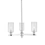 Innovations Lighting Clymer 3 Light 26" Wide Chandelier Polished Chrome / Seedy