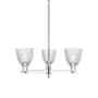 Innovations Lighting Castile 3 Light 28" Wide Chandelier Polished Nickel / Clear