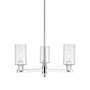 Innovations Lighting Clymer 3 Light 26" Wide Chandelier Polished Nickel / Clear