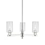 Innovations Lighting Clymer 3 Light 26" Wide Chandelier Polished Nickel / Seedy