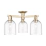 Innovations Lighting Bella 3 Light 23" Wide Semi-Flush Ceiling Fixture Champagne Bronze / Clear