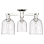 Innovations Lighting Bella 3 Light 23" Wide Semi-Flush Ceiling Fixture Polished Nickel / Seedy