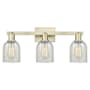 Innovations Lighting Caledonia 3 Light 24" Wide Vanity Light Antique Brass / Mouchette
