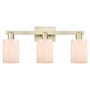 Innovations Lighting Hadley 3 Light 24" Wide Vanity Light Antique Brass / Matte White