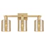 Innovations Lighting Cobbleskill 3 Light 24" Wide Vanity Light Brushed Brass / Mercury