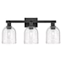 Innovations Lighting Bella 3 Light 25" Wide Vanity Light Matte Black / Seedy