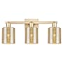 Innovations Lighting Cobbleskill 3 Light 24" Wide Vanity Light Champagne Bronze / Mercury