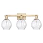 Innovations Lighting Waverly 3 Light 25" Wide Vanity Light Champagne Bronze / Clear