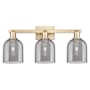 Innovations Lighting Bella 3 Light 25" Wide Vanity Light Champagne Bronze / Light Smoke
