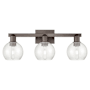 Innovations Lighting Athens 3 Light 25" Wide Vanity Light Oil Rubbed Bronze / Seedy