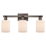 Innovations Lighting Hadley 3 Light 24" Wide Vanity Light Oil Rubbed Bronze / Matte White