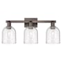 Innovations Lighting Bella 3 Light 25" Wide Vanity Light Oil Rubbed Bronze / Seedy