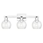 Innovations Lighting Athens 3 Light 25" Wide Vanity Light Polished Chrome / Seedy