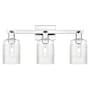 Innovations Lighting Hadley 3 Light 24" Wide Vanity Light Polished Chrome / Clear