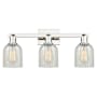 Innovations Lighting Caledonia 3 Light 24" Wide Vanity Light Polished Nickel / Mouchette