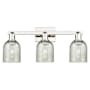 Innovations Lighting Caledonia 3 Light 24" Wide Vanity Light Polished Nickel / Mica