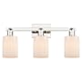 Innovations Lighting Hadley 3 Light 24" Wide Vanity Light Polished Nickel / Matte White