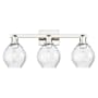 Innovations Lighting Waverly 3 Light 25" Wide Vanity Light Polished Nickel / Clear