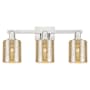 Innovations Lighting Cobbleskill 3 Light 24" Wide Vanity Light Brushed Satin Nickel / Mercury