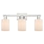 Innovations Lighting Hadley 3 Light 24" Wide Vanity Light Brushed Satin Nickel / Matte White