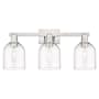 Innovations Lighting Bella 3 Light 25" Wide Vanity Light Brushed Satin Nickel / Clear