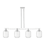 Innovations Lighting Preston 4 Light 48" Wide Linear Pendant Polished Chrome / Clear