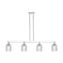 Innovations Lighting Bridal Veil 4 Light 48" Wide Linear Pendant Polished Chrome / Clear