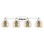Innovations Lighting Athens 4 Light 33" Wide Vanity Light Polished Nickel / Mercury