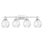 Innovations Lighting Waverly 4 Light 33" Wide Vanity Light Brushed Satin Nickel / Clear