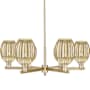Innovations Lighting Preston 6 Light 24" Wide Candle Style Chandelier Champagne Bronze / Mercury