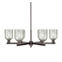 Innovations Lighting Caledonia 6 Light 35" Wide Chandelier Oil Rubbed Bronze / Mica
