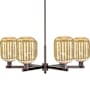 Innovations Lighting Preston 6 Light 24" Wide Candle Style Chandelier Oil Rubbed Bronze / Mercury