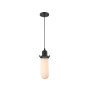 Innovations Lighting Centri 5" Wide Mini Pendant - Cord Suspension - T9 Bulb Compatible Oil Rubbed Bronze / Matte White