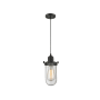 Innovations Lighting Centri 5" Wide Mini Pendant - Cord Suspension - ST18 Bulb Compatible Oil Rubbed Bronze / Clear