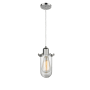 Innovations Lighting Centri 5" Wide Mini Pendant - Cord Suspension - ST18 Bulb Compatible Polished Chrome / Clear