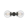 Innovations Lighting Globe 2 Light 14" Wide Bathroom Vanity Light Oil Rubbed Bronze / Seedy