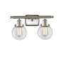 Brushed Satin Nickel / Clear