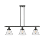 Innovations Lighting Large Cone 3 Light 36" Multi Light Large Pendant Oil Rubbed Bronze / Seedy