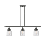 Innovations Lighting Small Bell 3 Light 36" Multi Light Large Pendant Oil Rubbed Bronze / Clear