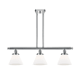 Innovations Lighting Large Cone 3 Light 36" Multi Light Large Pendant Polished Chrome / Matte White
