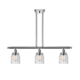 Innovations Lighting Small Bell 3 Light 36" Multi Light Large Pendant Polished Chrome / Seedy