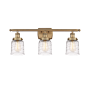 Innovations Lighting Bell 3 Light 26" Wide Vanity Light Brushed Brass / Deco Swirl