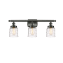 Innovations Lighting Bell 3 Light 26" Wide Vanity Light Oil Rubbed Bronze / Deco Swirl