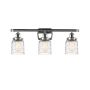 Innovations Lighting Bell 3 Light 26" Wide Vanity Light Polished Chrome / Deco Swirl