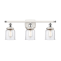 Innovations Lighting Bell 3 Light 26" Wide Vanity Light White and Polished Chrome / Seedy
