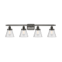 Innovations Lighting Cone 4 Light 36" Wide Commercial Vanity Light Oil Rubbed Bronze / Seedy