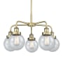 Innovations Lighting Beacon 5 Light 24" Wide Chandelier Antique Brass / Seedy