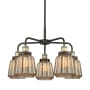 Innovations Lighting Chatham 5 Light 25" Wide Chandelier Black Antique Brass / Mercury