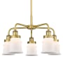 Innovations Lighting Canton 5 Light 24" Wide Chandelier Brushed Brass / Matte White